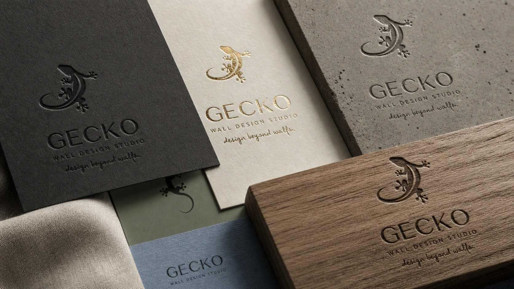 GECKO 標誌材質應用